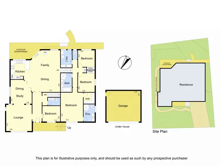 Floorplan of Homely house listing, 34 Brentwick Drive, Greensborough VIC 3088