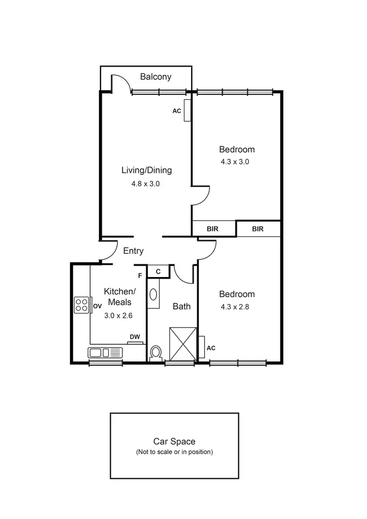 Floorplan of Homely unit listing, 4/670 Inkerman Road, Caulfield North VIC 3161