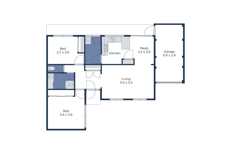 Floorplan of Homely unit listing, 28/346-354 Bayswater Road, Bayswater North VIC 3153