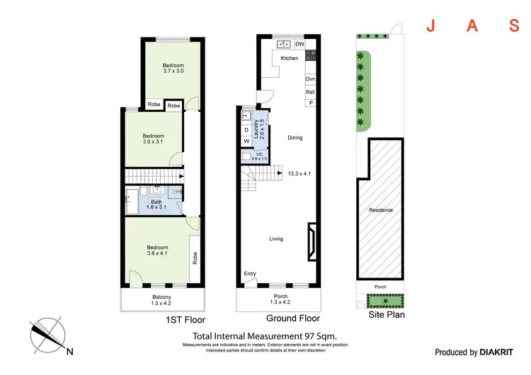 Floorplan of Homely house listing, 7 Percy Street, Kensington VIC 3031