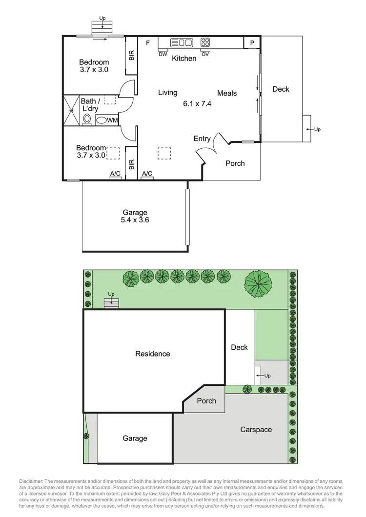 Floorplan of Homely unit listing, 2/24 McFarlane Court, Highett VIC 3190