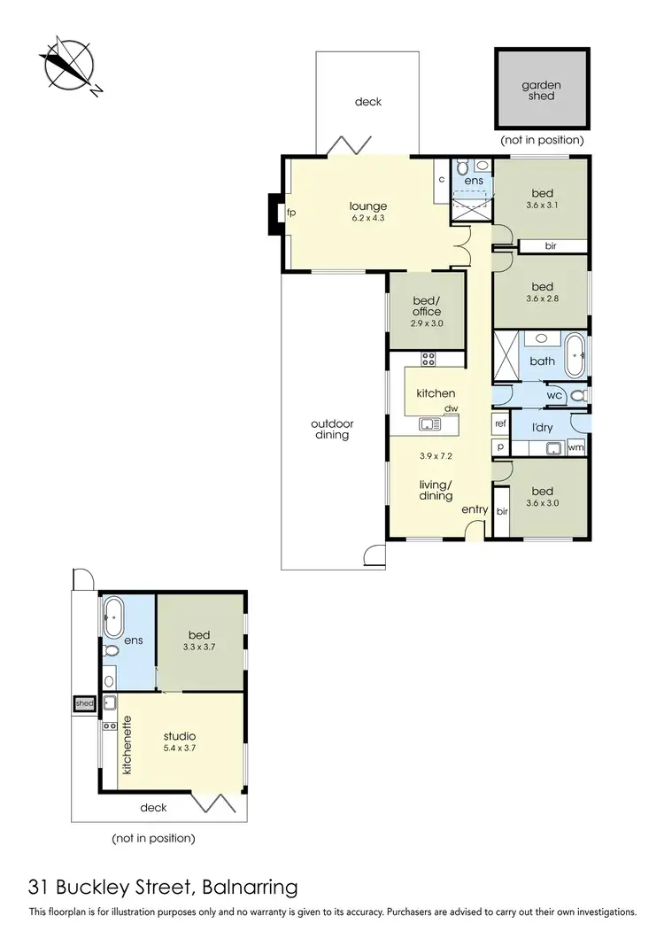 Floorplan of Homely house listing, 31 Buckley Street, Balnarring VIC 3926