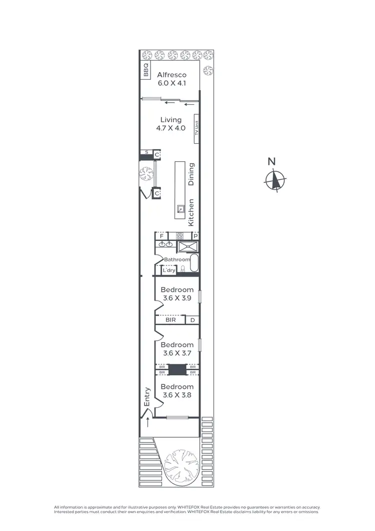 Floorplan of Homely house listing, 48 St Leonards Road, Ascot Vale VIC 3032