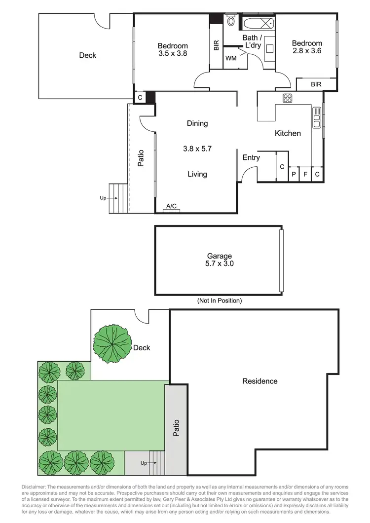 Floorplan of Homely apartment listing, 1/11 Kooyong Road, Caulfield North VIC 3161