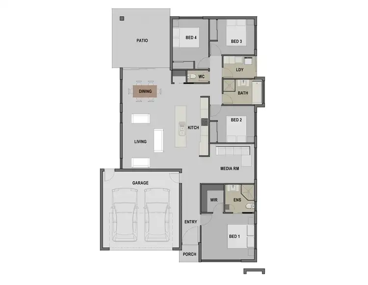 Floorplan of Homely house listing, 32 Foxville Circuit, Trinity Park QLD 4879