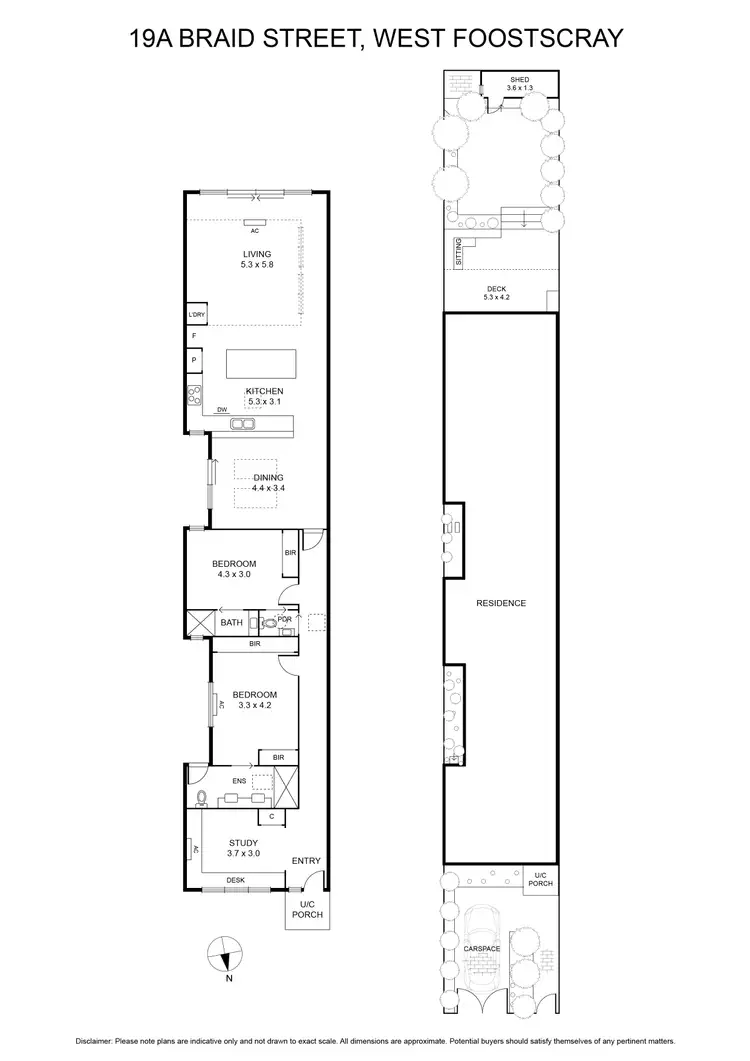 Floorplan of Homely house listing, 19A Braid Street, West Footscray VIC 3012