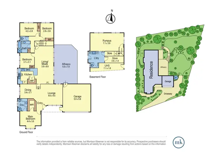 Floorplan of Homely house listing, 53 Leane Drive, Eltham VIC 3095