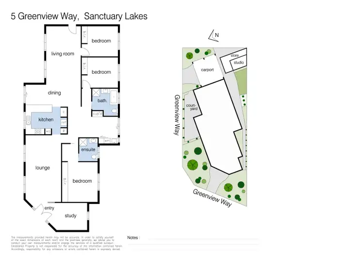 Floorplan of Homely house listing, 5 Greenview Way, Sanctuary Lakes VIC 3030