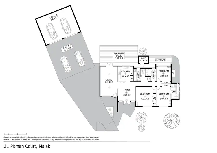 Floorplan of Homely house listing, 21 Pitman Court, Malak NT 812