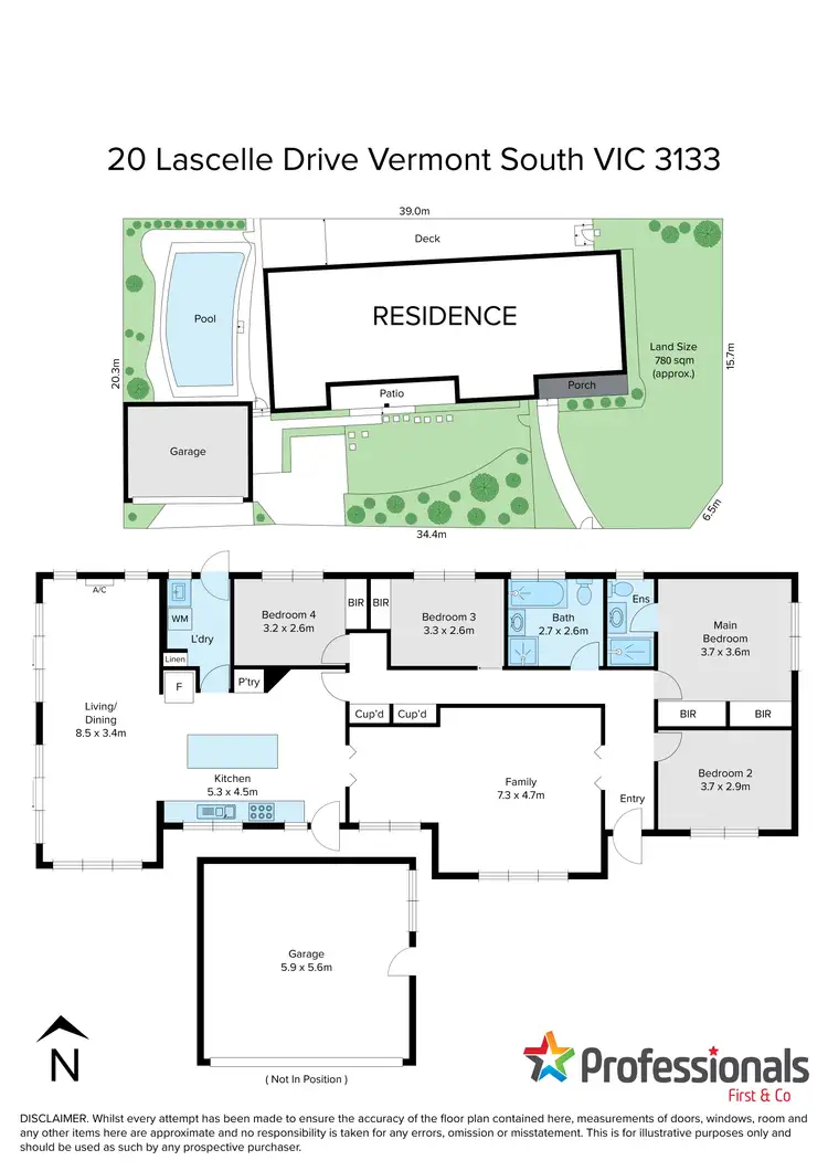 Floorplan of Homely house listing, 20 Lascelle Drive, Vermont South VIC 3133
