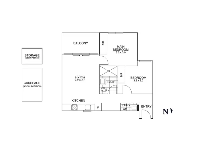 Floorplan of Homely apartment listing, 310/9 Chesterville Road, Cheltenham VIC 3192