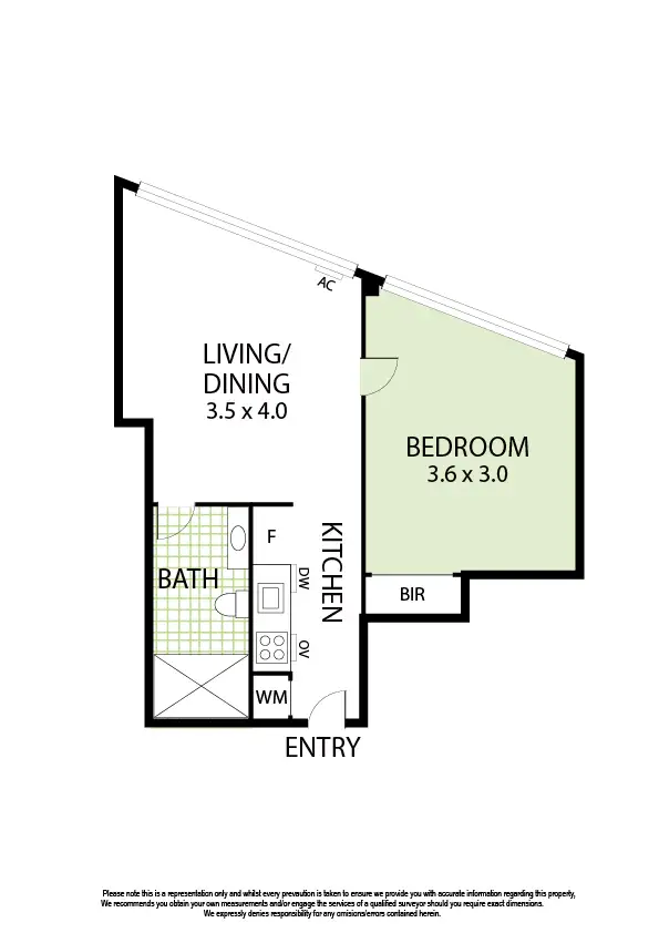 Floorplan of Homely apartment listing, 1403/33 Clarke Street, Southbank VIC 3006