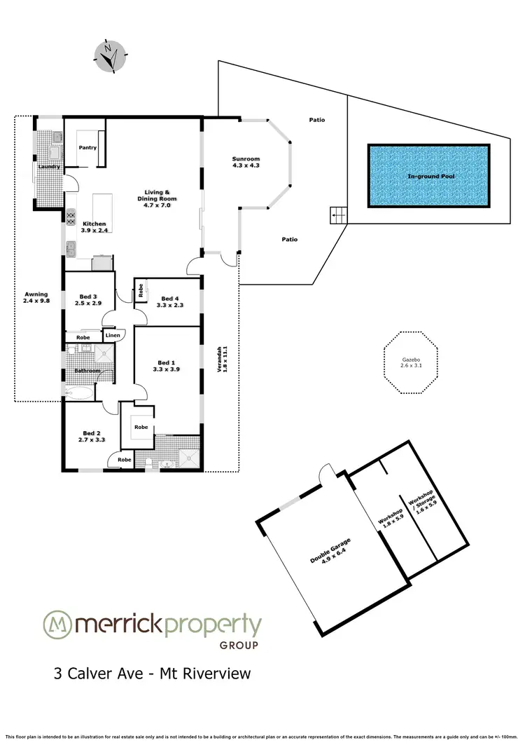 Floorplan of Homely house listing, 3 Calver Avenue, Mount Riverview NSW 2774