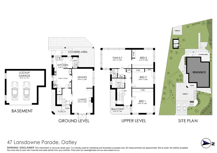 Floorplan of Homely house listing, 47 Lansdowne Parade, Oatley NSW 2223