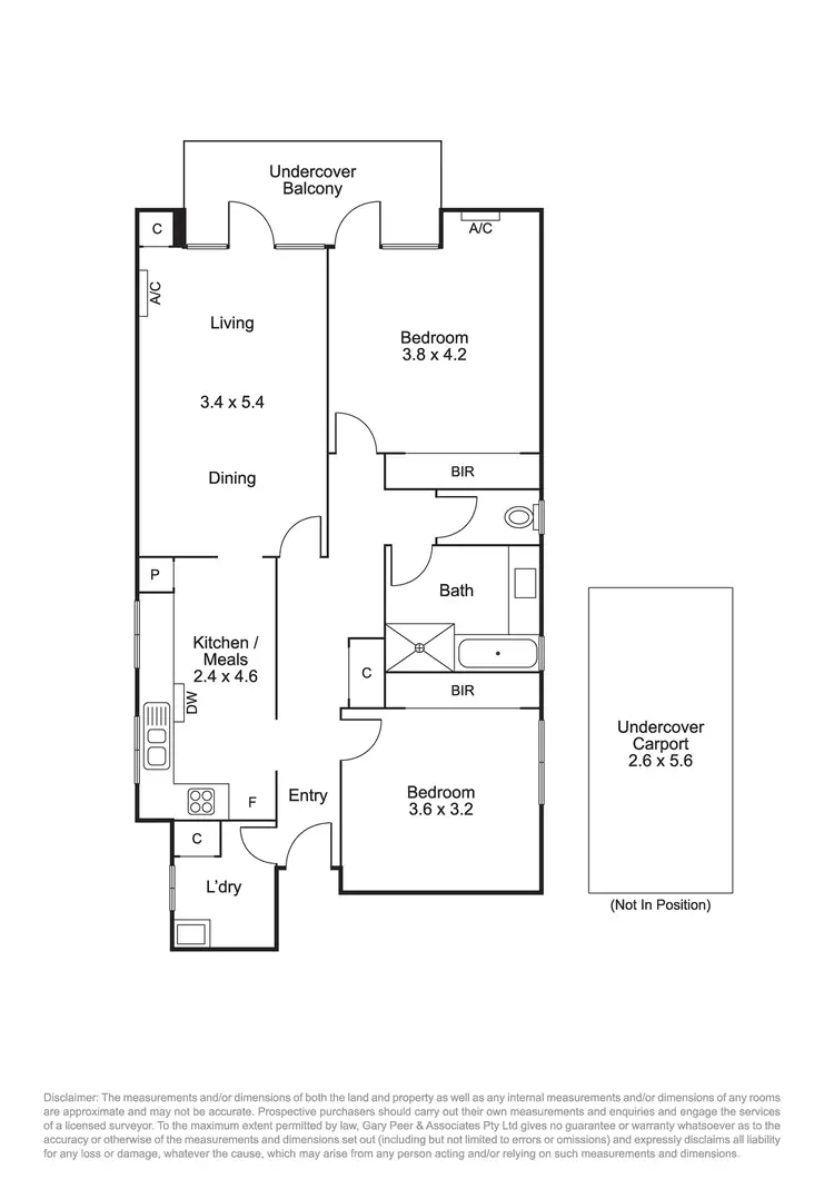 Floorplan of Homely apartment listing, 5/3A Hughenden Road, St Kilda East VIC 3183