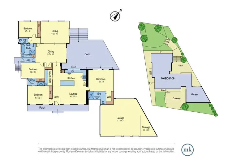 Floorplan of Homely house listing, 47 Dunbarton Drive, Eltham North VIC 3095