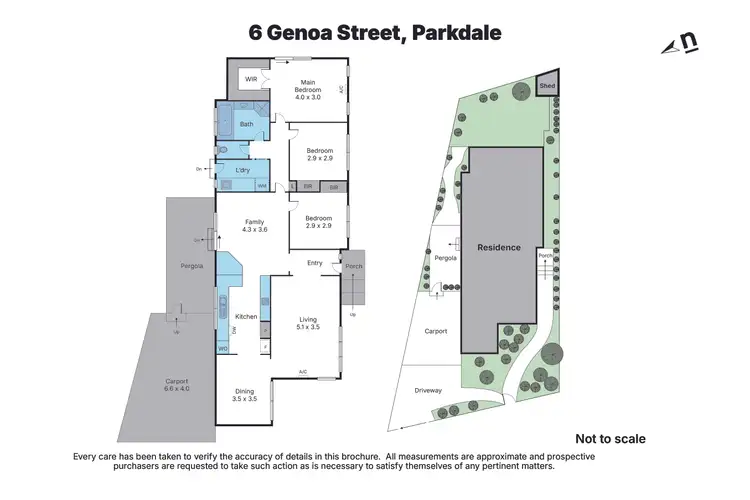 Floorplan of Homely house listing, 6 Genoa Street, Parkdale VIC 3195