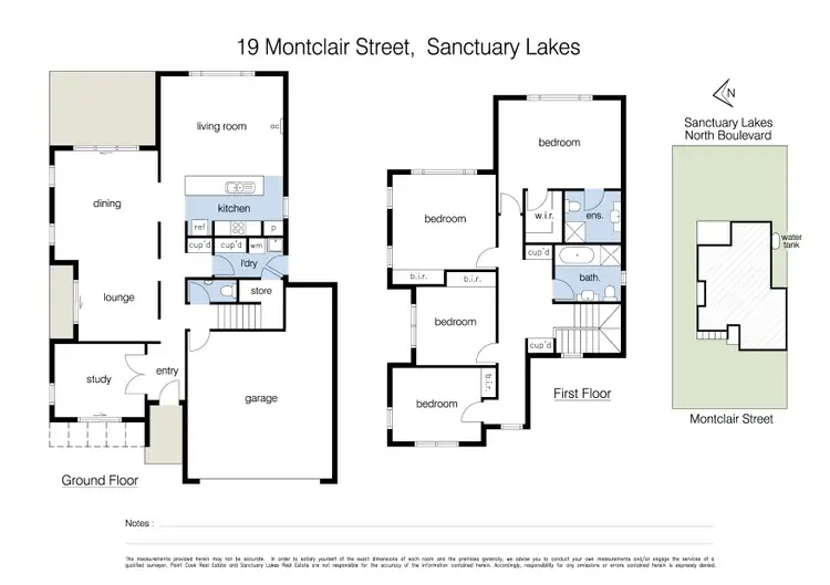 Floorplan of Homely house listing, 19 Montclair Street, Sanctuary Lakes VIC 3030