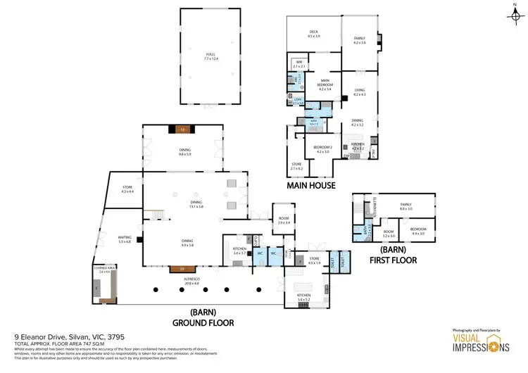 Floorplan of Homely house listing, 9 Eleanor Drive, Silvan VIC 3795