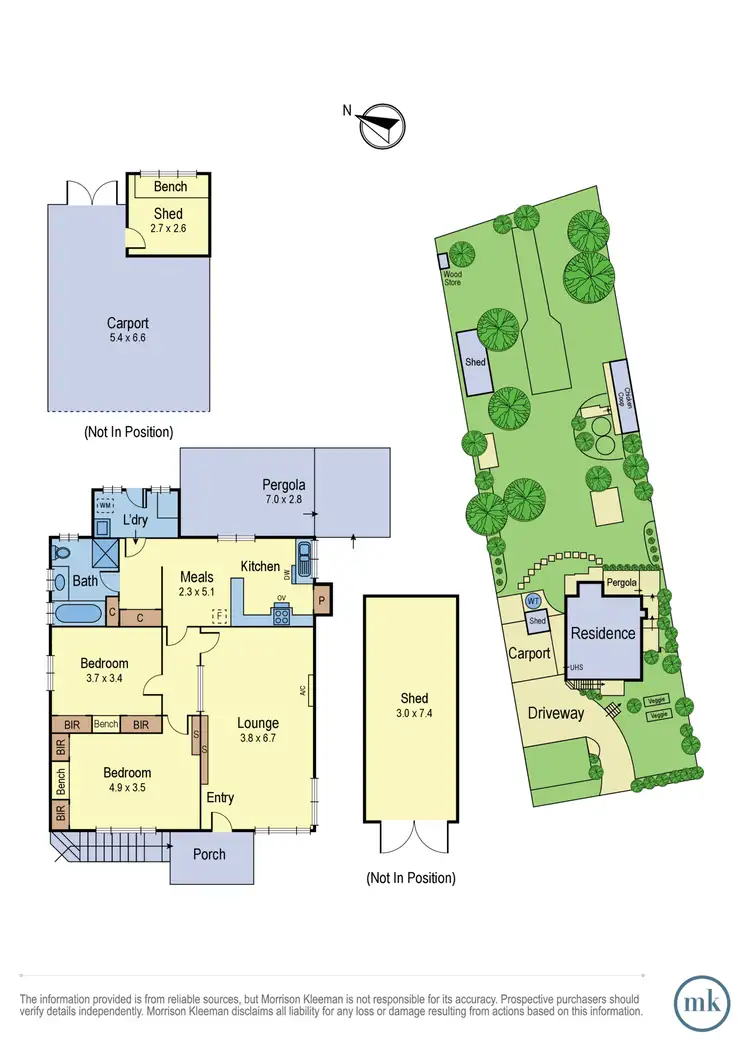 Floorplan of Homely house listing, 11 Valias Street, North Warrandyte VIC 3113