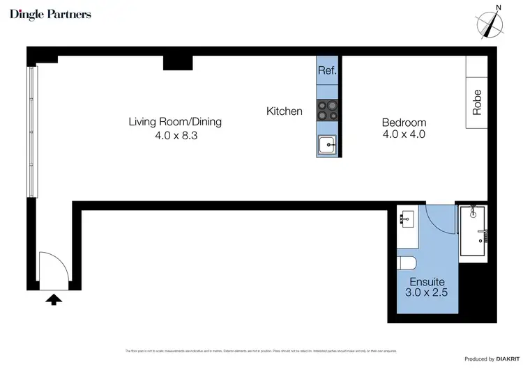 Floorplan of Homely apartment listing, 1714/60 Market Street, Melbourne VIC 3000