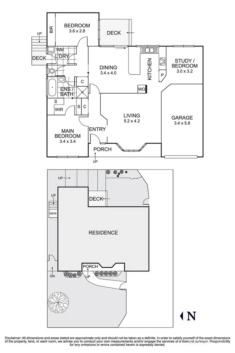 Floorplan of Homely unit listing, 1/8 Heathwood Street, Ringwood East VIC 3135