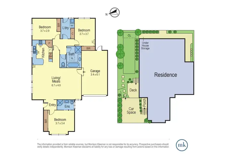 Floorplan of Homely unit listing, Unit 3/40-42 Haley Street, Diamond Creek VIC 3089