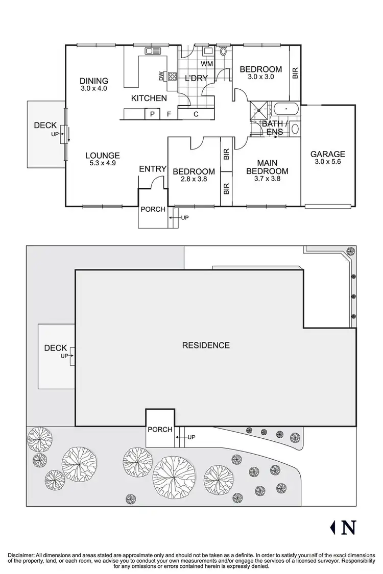 Floorplan of Homely house listing, 1A Dawe Road, Mitcham VIC 3132