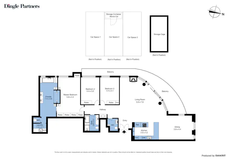 Floorplan of Homely apartment listing, 1602/480 St Kilda Road, Melbourne VIC 3004