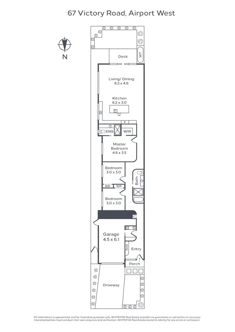 Floorplan of Homely house listing, 67 Victory Road, Airport West VIC 3042