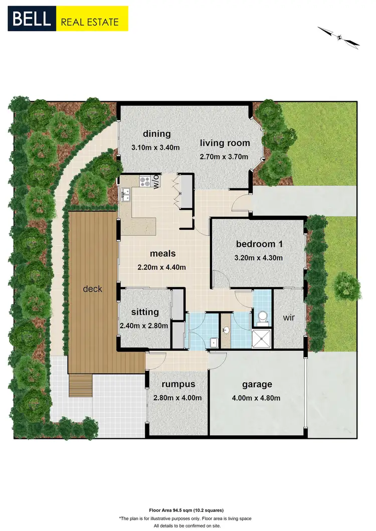 Floorplan of Homely retirement listing, 53 Salisbury Bend, Lilydale VIC 3140