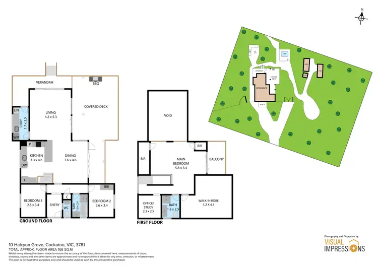 Floorplan of Homely house listing, 10 Halcyon Grove, Cockatoo VIC 3781