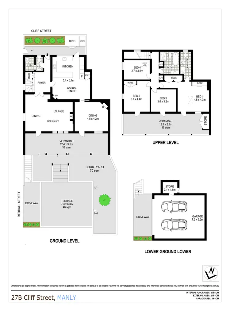 Floorplan of Homely house listing, 27B Cliff Street, Manly NSW 2095
