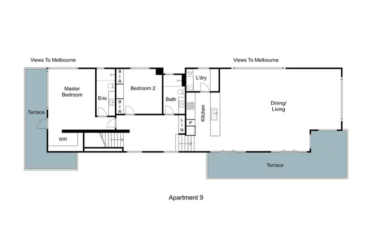 Floorplan of Homely apartment listing, 9/23 Carawatha Road, Doncaster VIC 3108