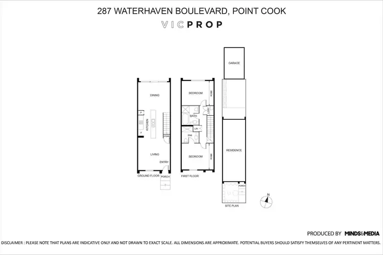Floorplan of Homely townhouse listing, 287 Waterhaven Boulevard, Point Cook VIC 3030