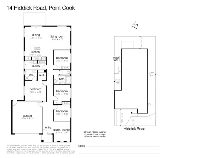 Floorplan of Homely house listing, 14 Hiddick Road, Point Cook VIC 3030