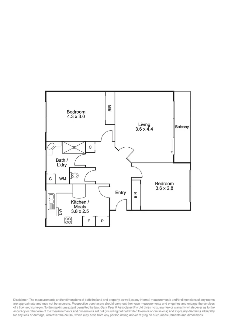 Floorplan of Homely apartment listing, 4/27 Peel Street, Kew VIC 3101