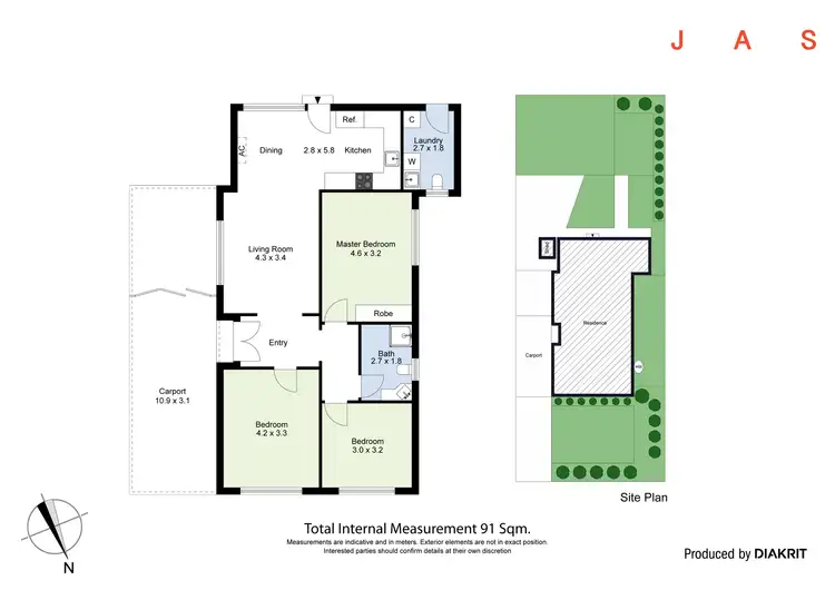 Floorplan of Homely house listing, 15 Benjamin Street, Sunshine VIC 3020