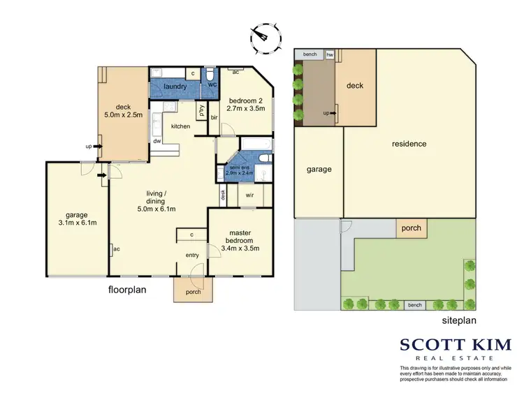 Floorplan of Homely unit listing, 1/1207 Nepean Highway, Highett VIC 3190