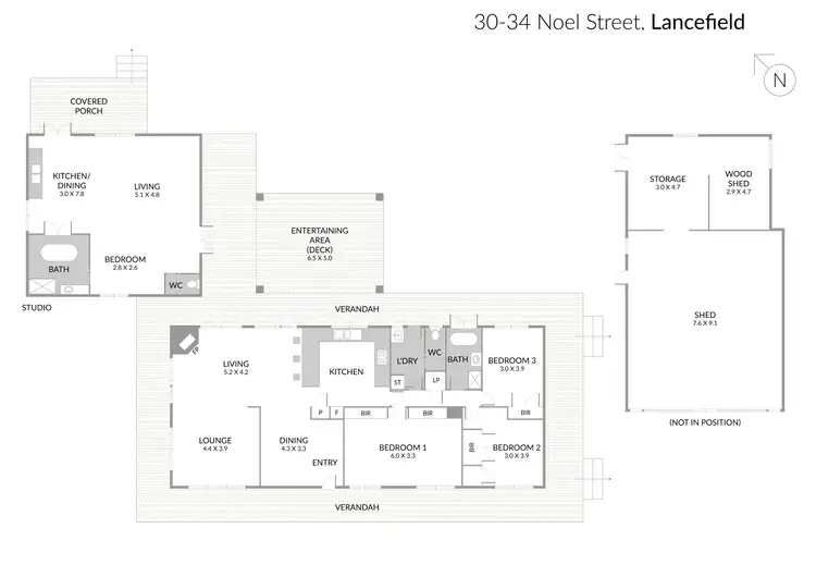 Floorplan of Homely house listing, 30-34 Noel Street, Lancefield VIC 3435