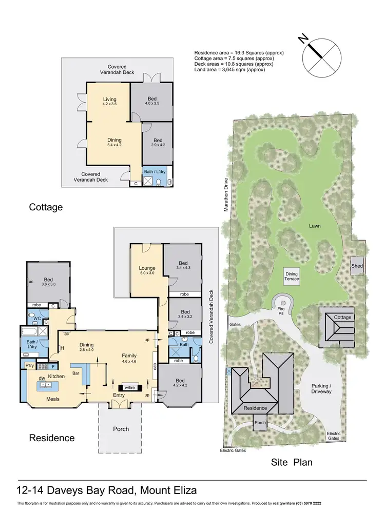 Floorplan of Homely house listing, 12-14 Daveys Bay Road, Mount Eliza VIC 3930