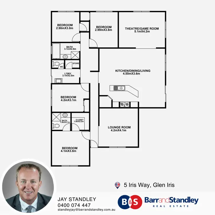 Floorplan of Homely house listing, 5 Iris Way, Glen Iris WA 6230