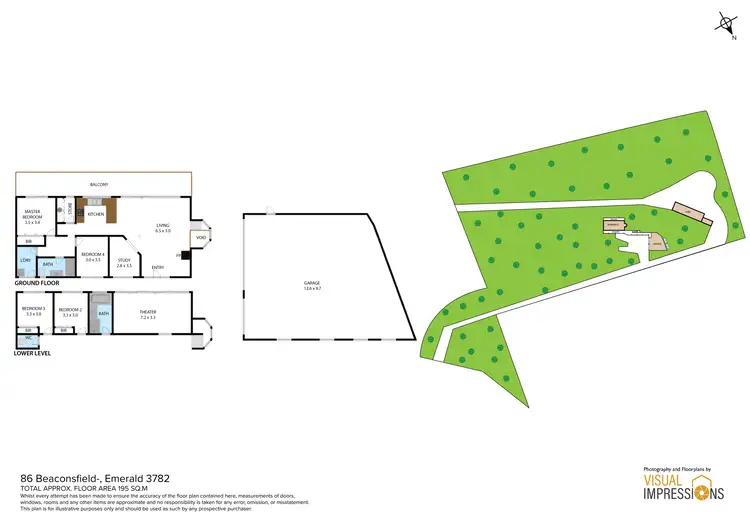 Floorplan of Homely house listing, 86 Beaconsfield Emerald Road, Emerald VIC 3782