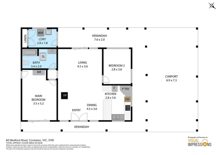 Floorplan of Homely house listing, 60 Bedford Road, Cockatoo VIC 3781
