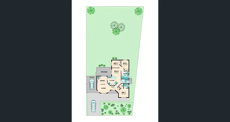 Floorplan of Homely house listing, 57 Heritage Drive, Broadford VIC 3658
