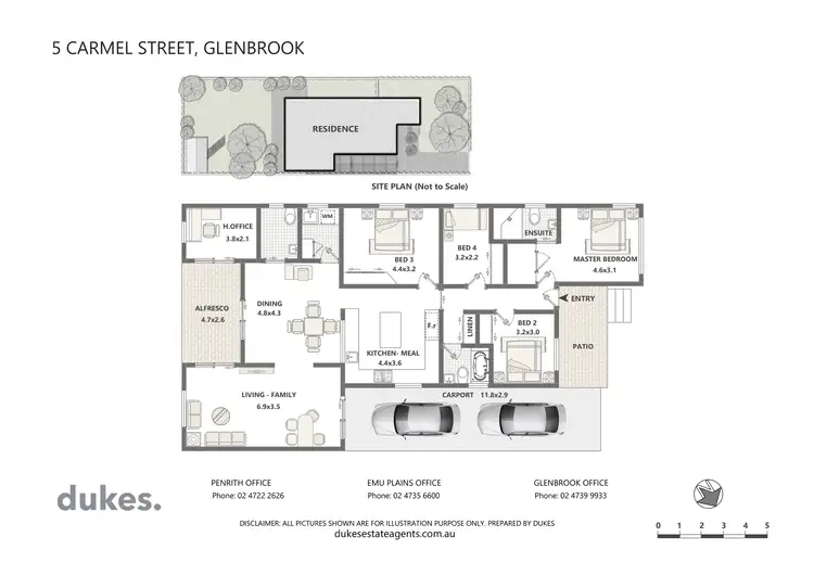 Floorplan of Homely house listing, 5 Carmel Street, Glenbrook NSW 2773