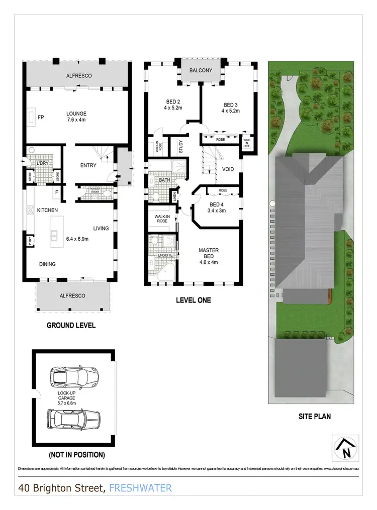 Floorplan of Homely house listing, 40 Brighton Street, Freshwater NSW 2096