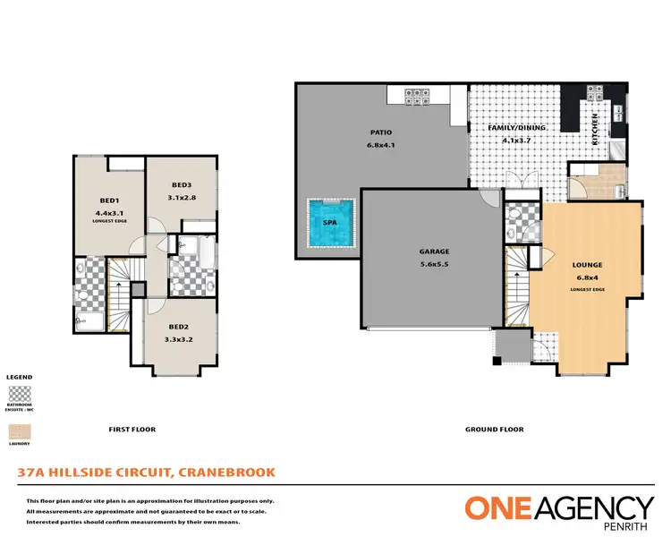 Floorplan of Homely house listing, 37A Hillside Circuit, Cranebrook NSW 2749