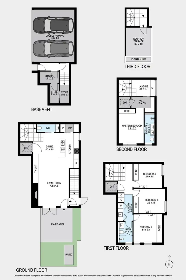 Floorplan of Homely townhouse listing, 2/257 Riversdale Road, Hawthorn East VIC 3123