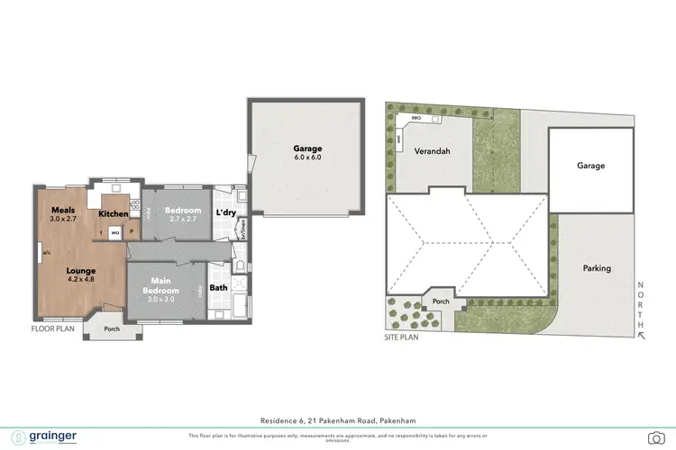 Floorplan of Homely unit listing, 6/21 Pakenham Road, Pakenham VIC 3810